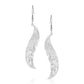 Breaking Trail Feather Earrings- Montana Silversmiths for Bourbon Cowgirl