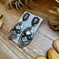 Sterling Silver Dangle Earrings – Native Made by Leander & Rhonda Largo, USA