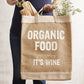 Organic Food Just Kidding it's Wine Tote Bag at Bourbon Cowgirl