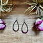 Purple Spiny Oyster Earrings – Sterling Silver Pearls