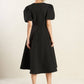 EFFORTLESS ELEGANCE WOVEN MIDI DRESS