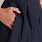 URBAN CORSET DENIM MIDI DRESS