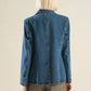 HOT TO GO DENIM BLAZER