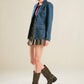 HOT TO GO DENIM BLAZER