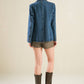 HOT TO GO DENIM BLAZER
