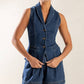 SPRING ROMANCE DENIM VEST