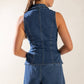 SPRING ROMANCE DENIM VEST