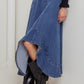 COWBOY CURVE DENIM MIDI SKIRT