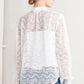 CLOUD ROMANCE WOVEN LACE TOP