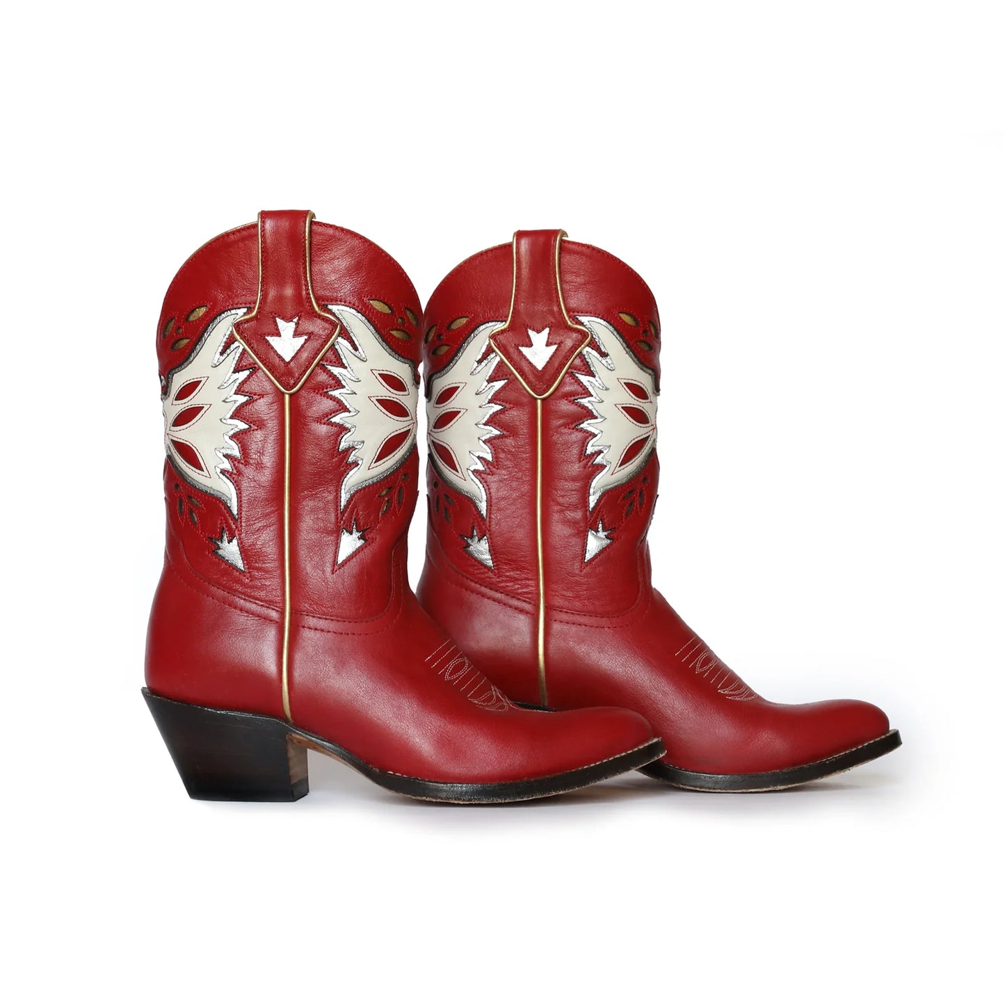 Thunderbird Red Women's Cowboy Boots by Fraulein