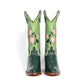 Green Fraulein Sep 2024 floral cowboy boots