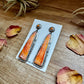 3-Inch Orange Spiny Oyster Dangle Earrings – Native Made by Jon McCray