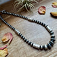 Sterling Silver Barrel Bead Necklace – 20” – Saucer & Barrel Beads