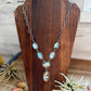 Golden Hills Turquoise Necklace – Sterling Silver, 22 inch