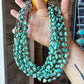 19" Turquoise and Shell Necklace – Bright Natural Stones