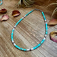 Turquoise Variscite & Pink Conch Choker – Exclusive Bijoux FAB Design