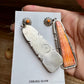 3-Inch Orange Spiny Oyster Dangle Earrings – Native Made by Jon McCray