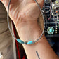 15-Inch Sterling Silver Pearl & Blue Turquoise Torpedo Choker