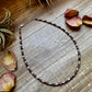 14-Inch Sterling Silver Torpedo & Spiny Oyster Heishi Choker