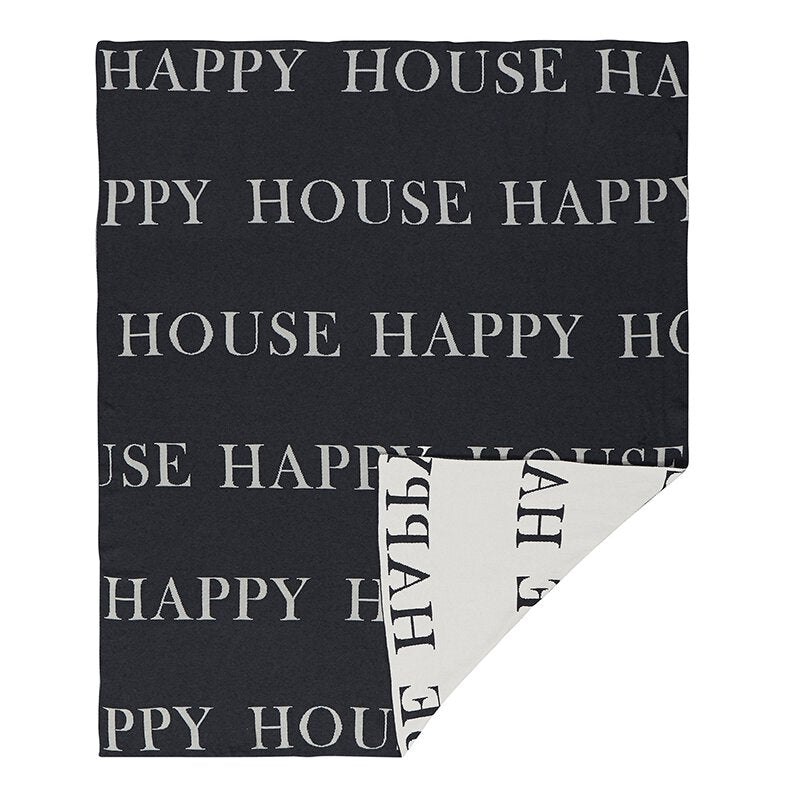 Face to Face Throw - Happy House Blanket