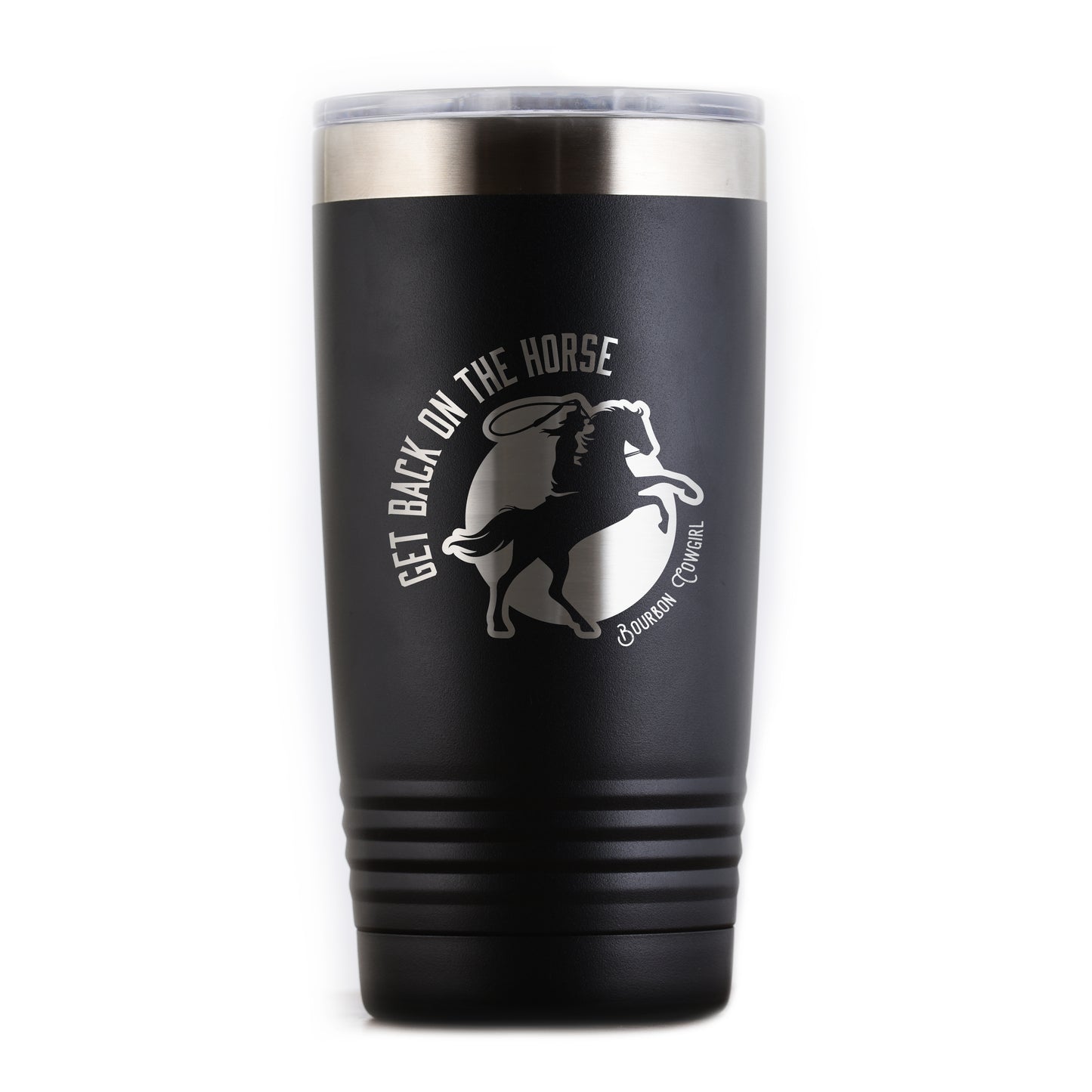 Get Back on the Horse Travel Coffee Tumbler