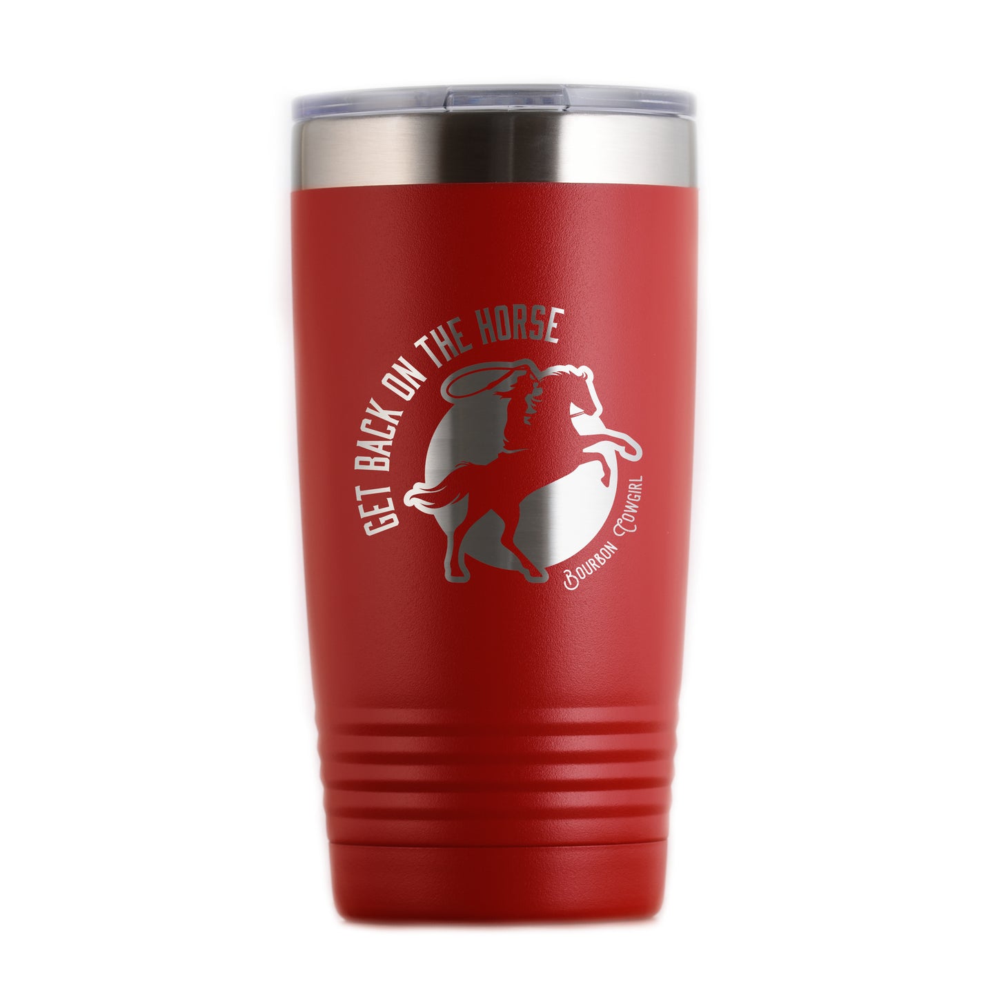 Get Back on the Horse Travel Coffee Tumbler