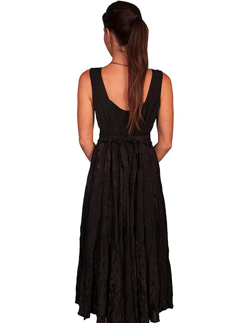 Black Lace Front Sleeveless Dress for Country Girls at Bourbon Cowgirl