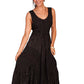 Black Lace Front Sleeveless Dress for Country Girls at Bourbon Cowgirl