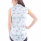 Desert Cactus Sleeveless Western Blouse Scully Bourbon Cowgirl