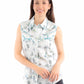 Desert Cactus Sleeveless Western Blouse Scully Bourbon Cowgirl