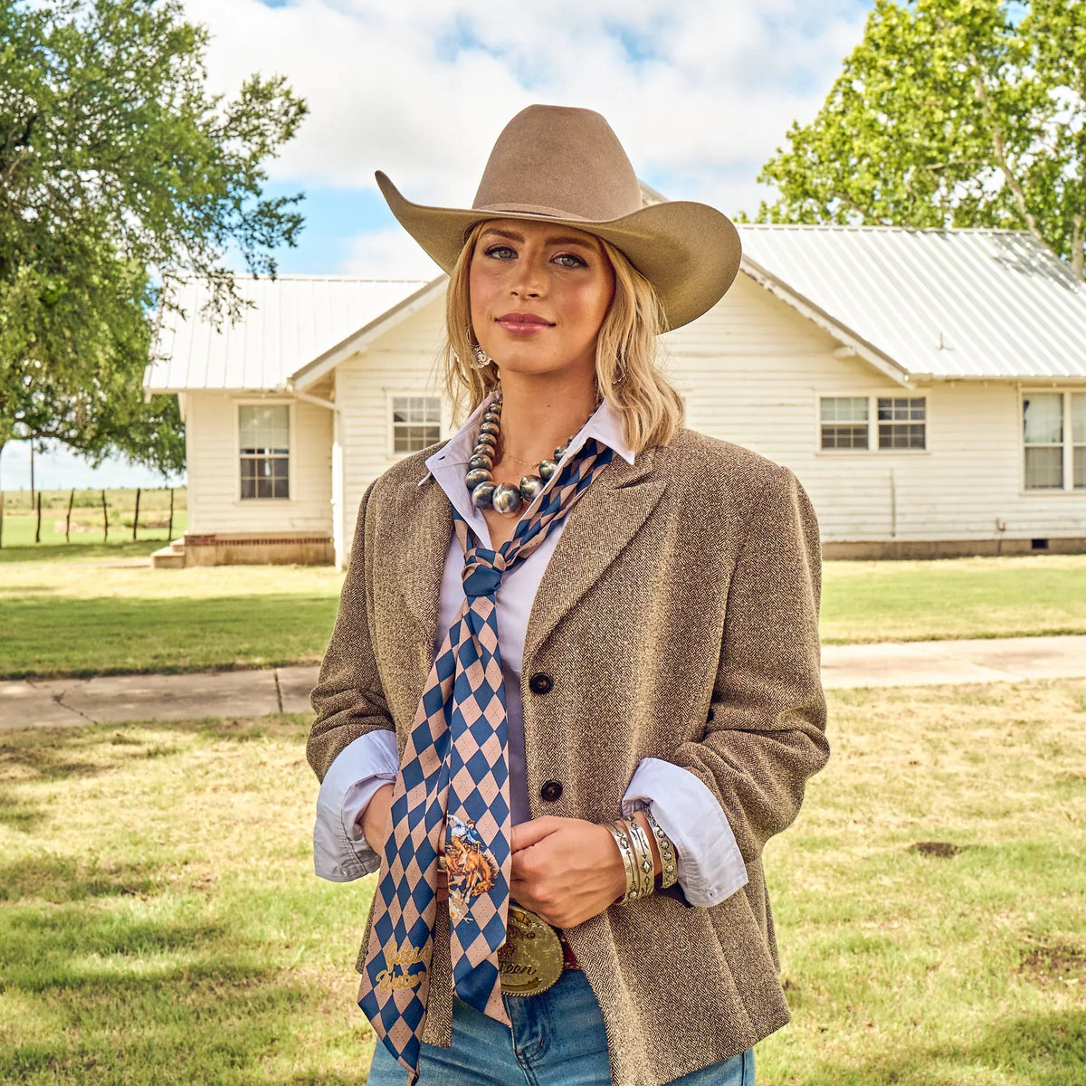 Boli - Gettin' Western by Fringe Scarves Argyle