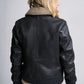 Hiver CF Leather Jacket by Mauritius in Black