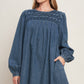 WEEKEND DENIM ICON MINI DRESS