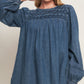 WEEKEND DENIM ICON MINI DRESS