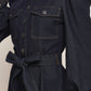 HOLIDAY DARK INDIGO DENIM MINI DRESS