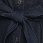 HOLIDAY DARK INDIGO DENIM MINI DRESS