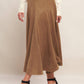 URBAN CHIC FAUX SUEDE MIDI SKIRT