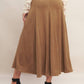 URBAN CHIC FAUX SUEDE MIDI SKIRT