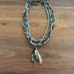 Four Strand Beaded Necklace with Horsehair, Agate & Jasper by Amy Kaplan