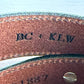 Phoebe Leather Belt with Star Conchos in Brown - Bourbon Cowgirl Exclusive