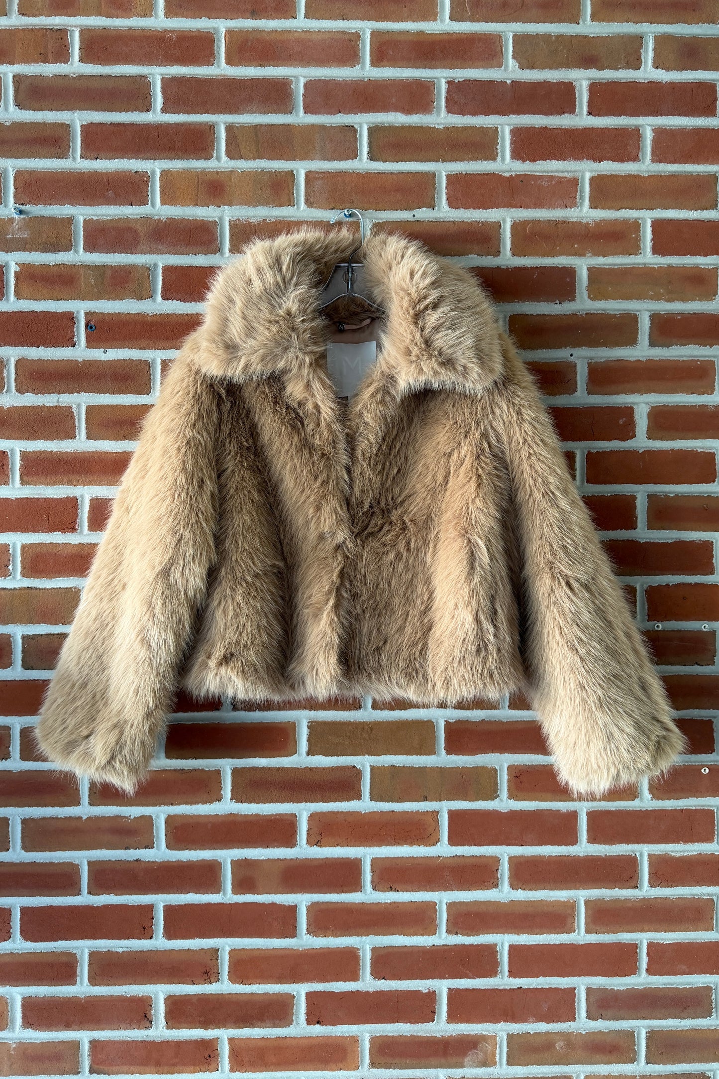 Sienna Fur Jacket by Mauritius in Dark Sand