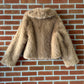 Sienna Fur Jacket by Mauritius in Dark Sand