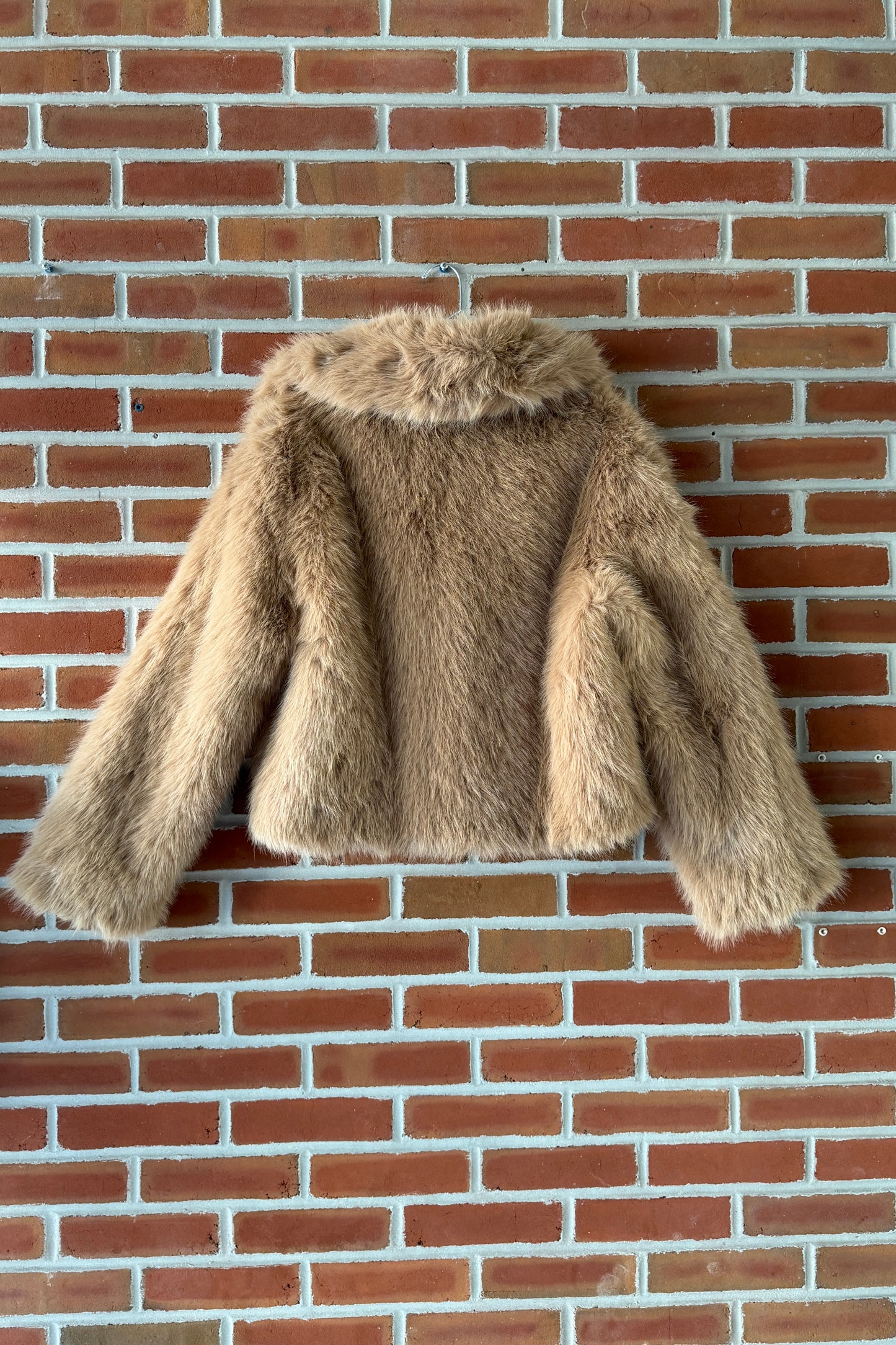 Sienna Fur Jacket by Mauritius in Dark Sand