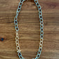 Gold & Silver Chain Y Necklace  by Michele Busch