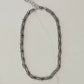 Silver Barbed Wire Necklace by Michele Busch