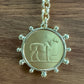 Gold Necklace with Horse Medallion as Seen on Dutton Ranch by Michele Busch
