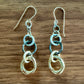 Mixed Metal Circles Earrings by Michele Busch
