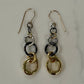 Mixed Metal Circles Earrings by Michele Busch