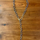 Gold & Silver Chain Y Necklace  by Michele Busch