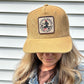 Khaki Corduroy Bourbon Cowgirl Patch Trucker Hat